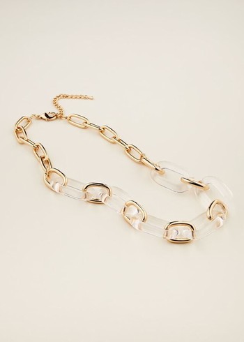 Phase Eight Resin Link Chain Jewellery Gold Australia | TW6305492